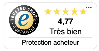 Trusted Shops - 4,77 Très bien - Protection acheteur
