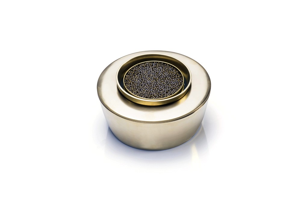 Meissen Porzellan - Kaviarschale Cosmopolitan, gold